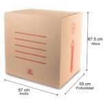 Caja para Mudanza (48Z) Medida: 57x55x67.5 cm
